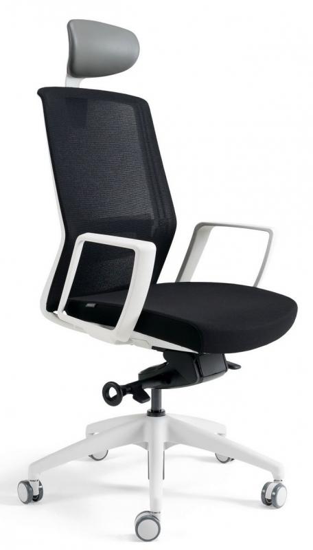 BESTUHL Kancelárska stolička J17 WHITE SP čierna