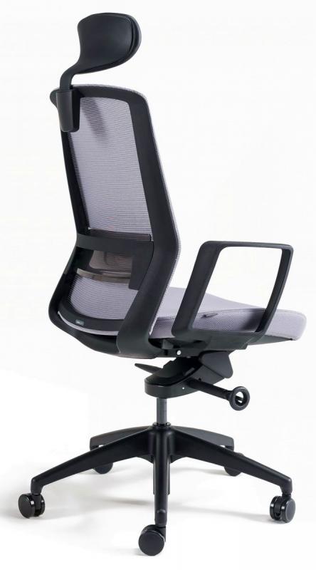 BESTUHL Kancelárska stolička J17 BLACK SP sivá