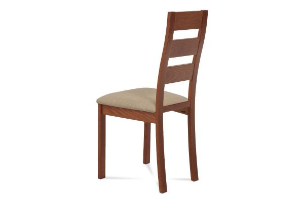 Jedálenská stolička BC-2603 TR3, čerešňa/látka béžová