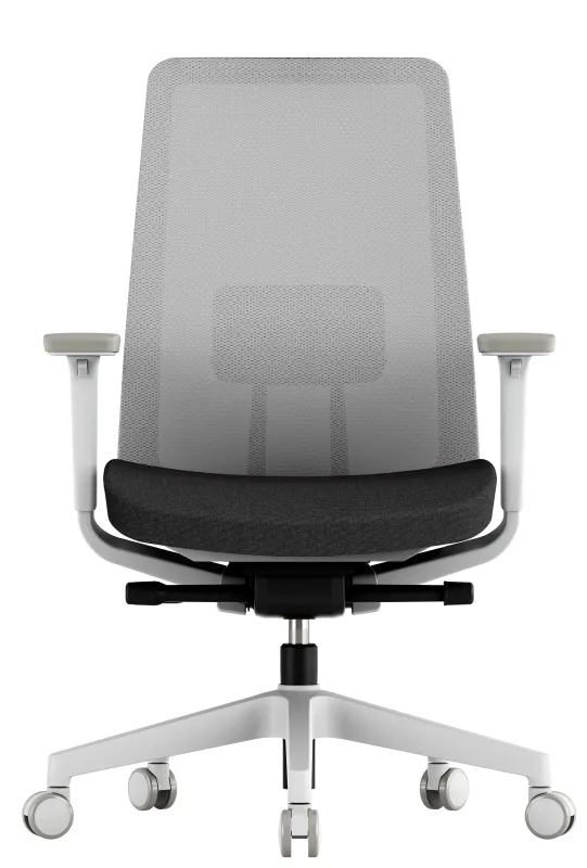 OFFICE MORE Kancelárska stolička K10 WHITE čierna