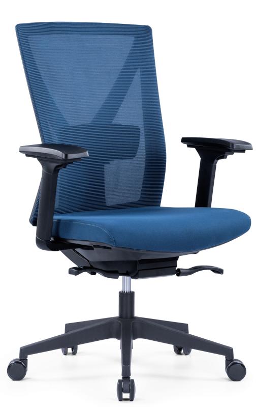 OFFICE MORE Kancelárska stolička NYON modrá