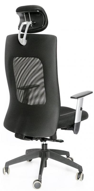 ALBA Kancelárska stolička LEXA XL 3D čierna