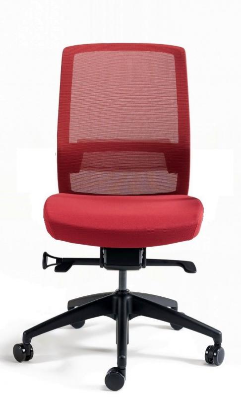 BESTUHL Kancelárska stolička J17 BLACK BP červená