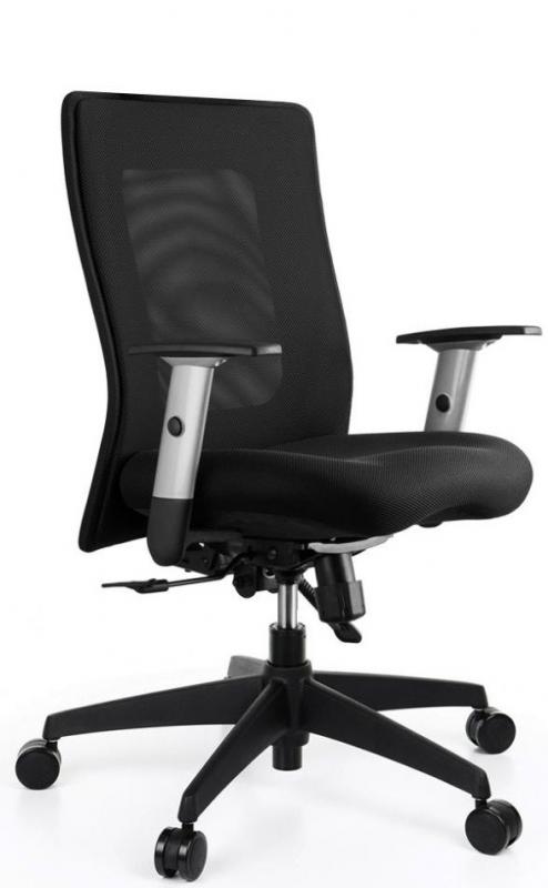 ALBA Kancelárska stolička LEXA čierna